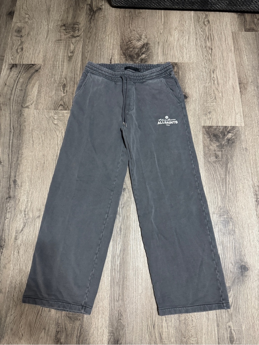 AllSaints SOLEIL Charcoal Drawstring Sweatpants